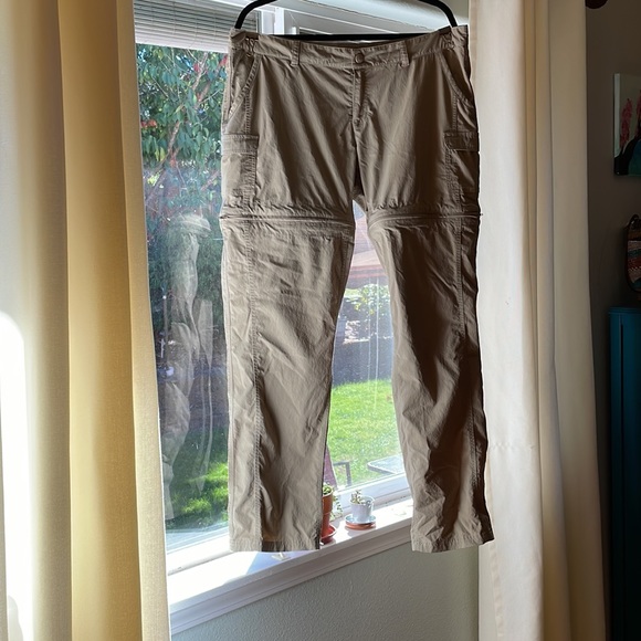 The North Face khaki hiking pants - sz 16 - Picture 1 of 13